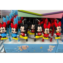 Penna con gadget Minnie e Topolino