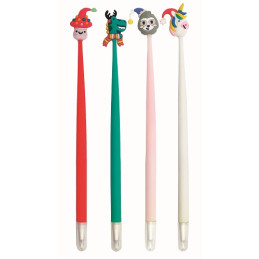 Penna flessibile fantasia Natalizia