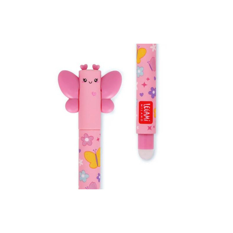 Penna Gel Cancellabile - Erasable Pen butterfly Legami