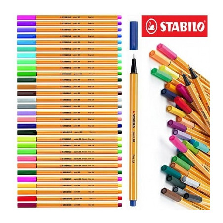 Penna Stabilo Point 88 rosso