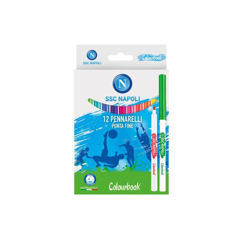 Pennarelli a 12pz SSC Napoli Colourbook