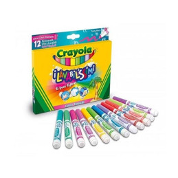 Pennarelli lavabilissimi Crayola 12pz punta maxi colori tropicali