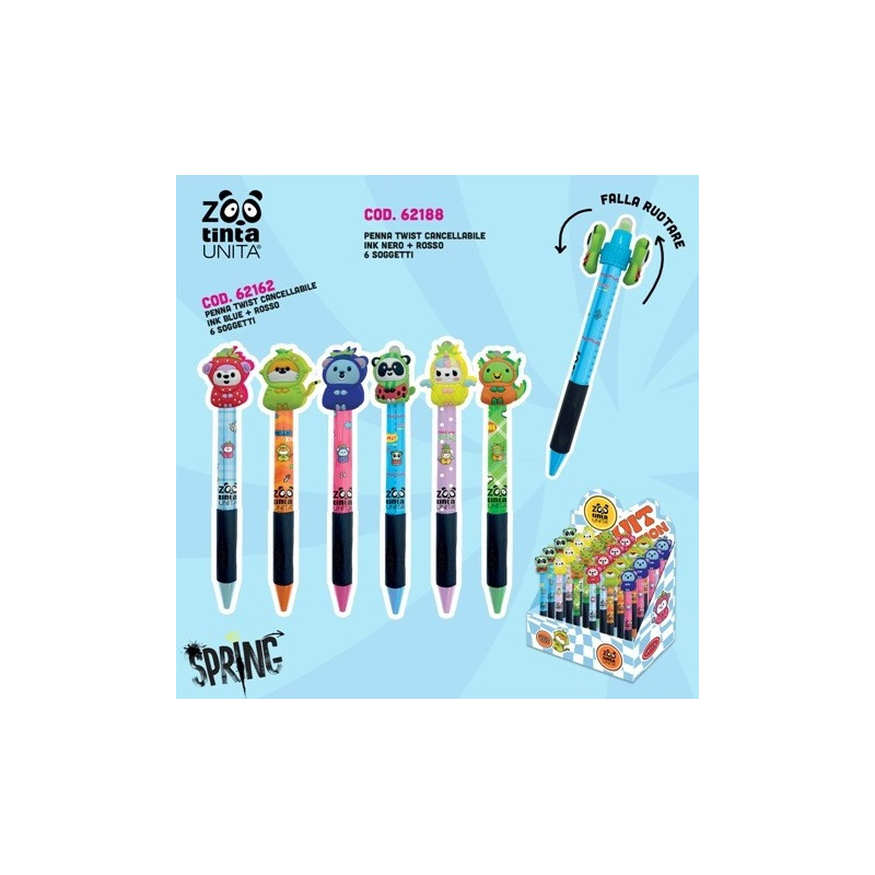 Penne cancellabili twist ink blu  TINTAUNITA