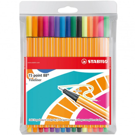 Penne Stabilo Point 88 15pz