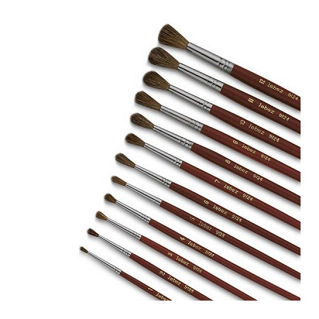 Pennello punta tonda pelo di pony n.11