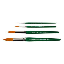 Pennello Sintetico Tondo Manico Corto, VINCENT n.2/0