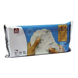 Pasta per modellare tipo Das bianco panetto da 1kg