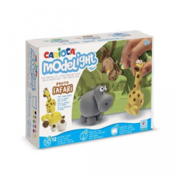 Plastilina carioca maxi play box safari