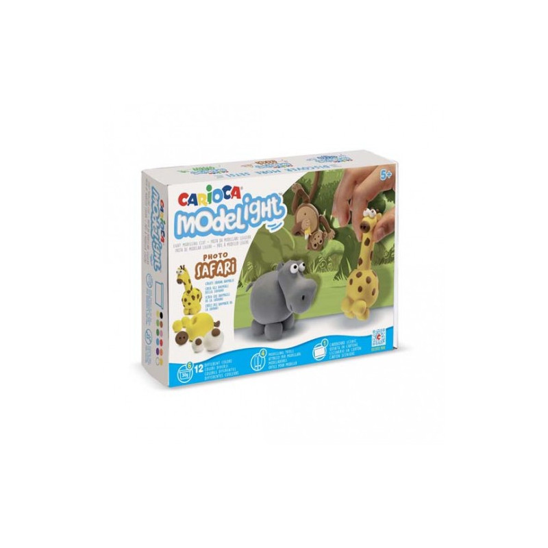 Plastilina carioca maxi play box safari