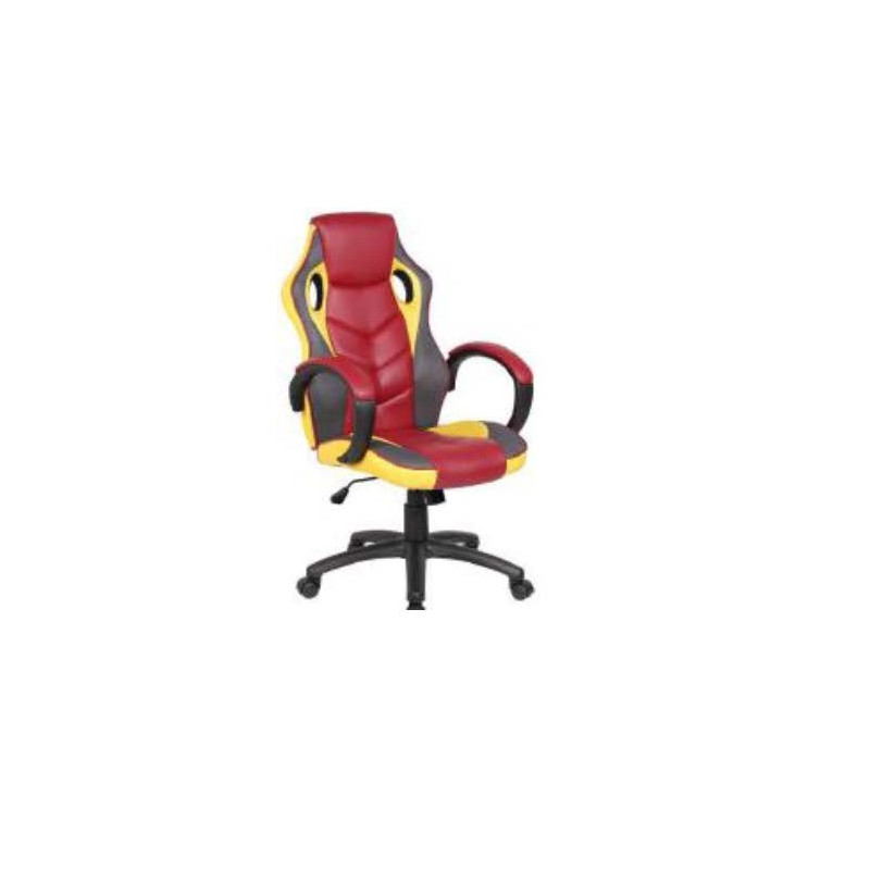 Poltrona Gaming adulto gialla e rossa