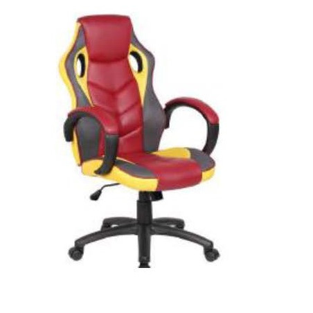 Poltrona Gaming adulto gialla e rossa