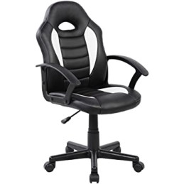 Poltroncina Gaming bianco/nera