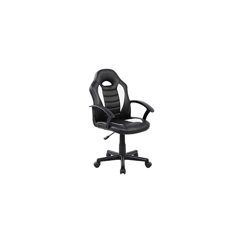 Poltroncina Gaming bianco/nera