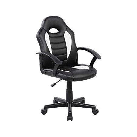 Poltroncina Gaming bianco/nera