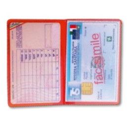 Porta card / tessere 2 tasche in PVC