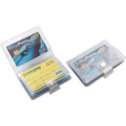 Porta card / tessere 24 tasche a libro