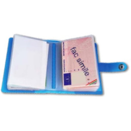 Porta card / tessere 24 tasche a libro