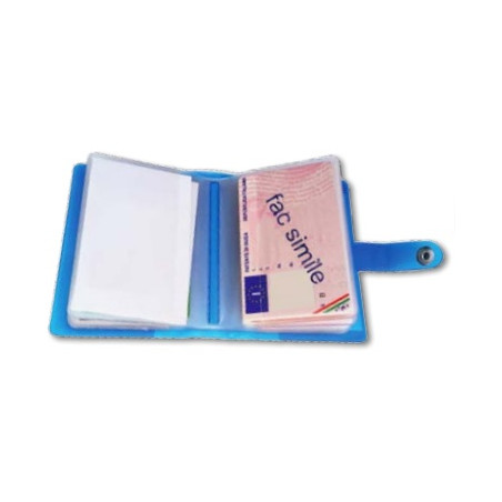 Porta card / tessere 24 tasche a libro