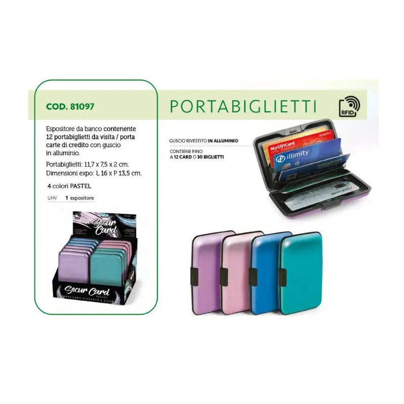 Porta card rigido