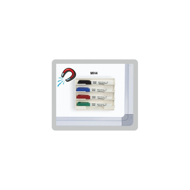 Porta marker 4 posti per lavagna magnetico