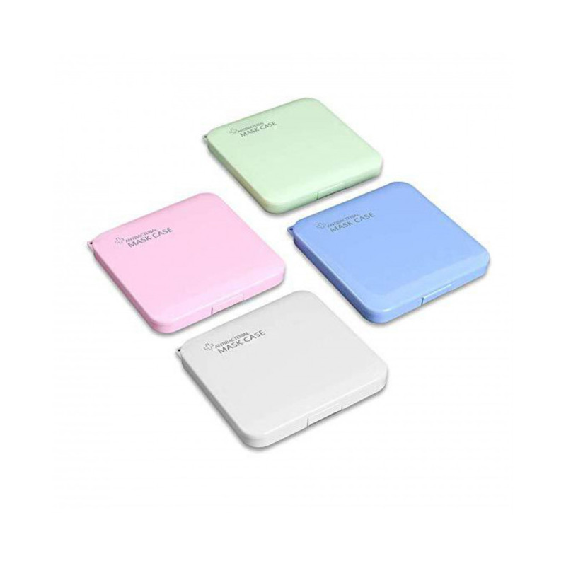 Porta mascherina rigida quadrata Mask Case antibatterica