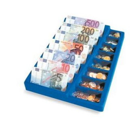 Porta monete / porta banconote Euro da banco in plastica rigido