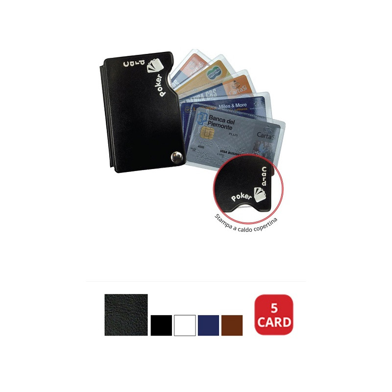 PORTACARD 20 SCOMPARTI IN PVC CON BOTTONE