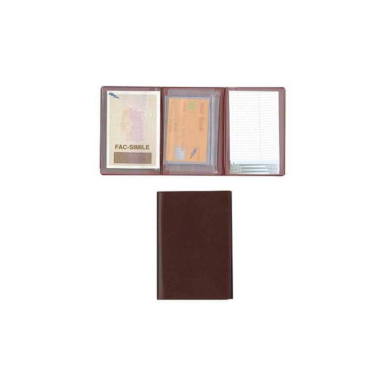 Portadocumenti multiplo identità e rubrica+ card