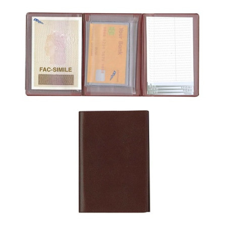 Portadocumenti multiplo identità e rubrica+ card