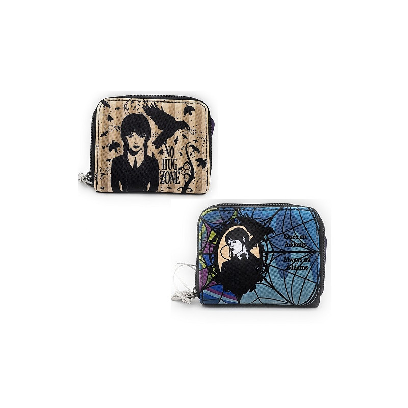 Portafoglio Portamonete Wallet Mercoledì Addams