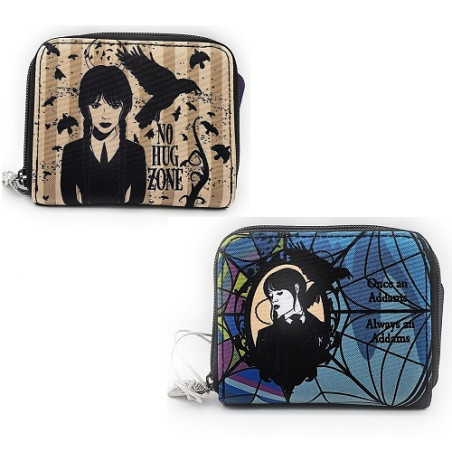 Portafoglio Portamonete Wallet Mercoledì Addams