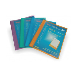 Portalistino A4 10ff personalizzabile colori assortiti