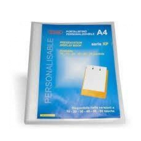 Portalistino A4 30ff personalizzabili neutro o colorato