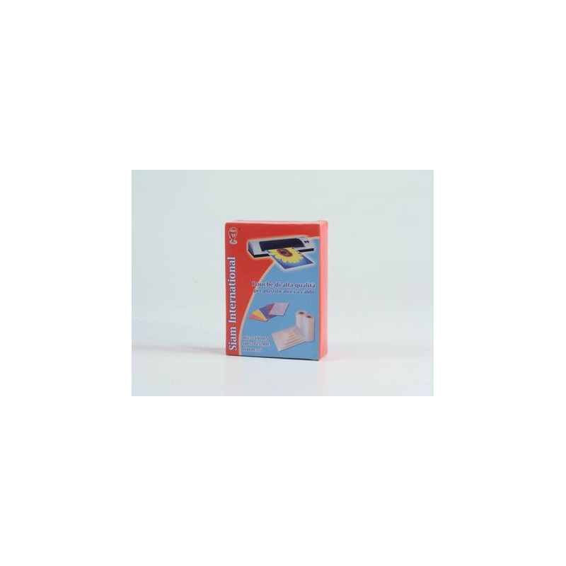 Pouches per plastificare 75x105 125mcx2 100 pz.