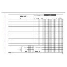 Prima Nota Cassa A5 2 copie