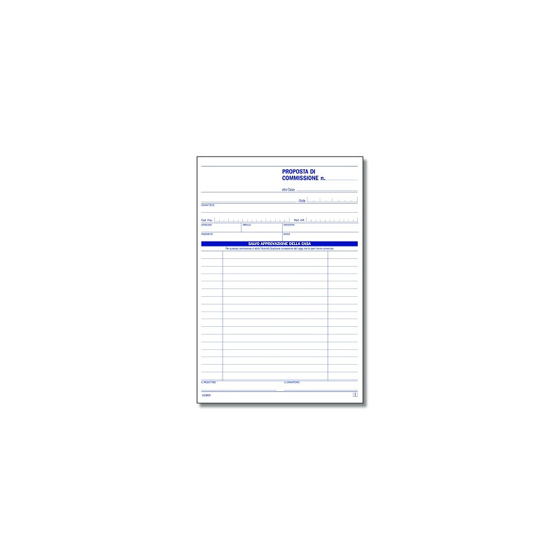 Proposta di Commissione 3c A5 offerta