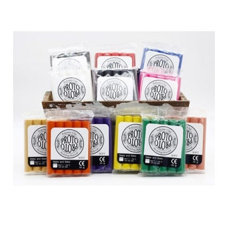 Proto - Pasta polimelica tipo Fimo - 50gr - Marrone