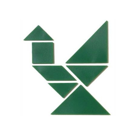 Puzzle tangram in plastica 4pz 28pz