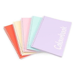 Quaderno Spiralato A5 Colourbook Pastel 80fg 70gr copertina PPL 5mm