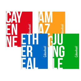 Quaderno spiralato colourbook 5mm Amazing