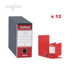 Raccoglitore per fatture OXFORD G81 D.SO 8 Memorandum H.18 ROSSO