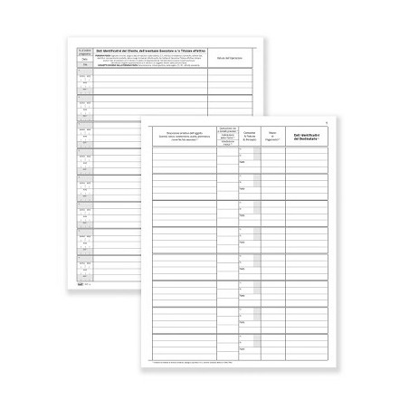 Registro beni usati antichita'e preziosi /Registro del commercio 49pg