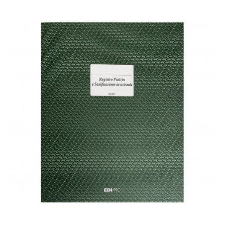 Registro per le Operazioni di Pulizia e Sanificazione