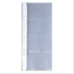 Ricambi porta biglietti visita  con anelli 10pz 4 posti