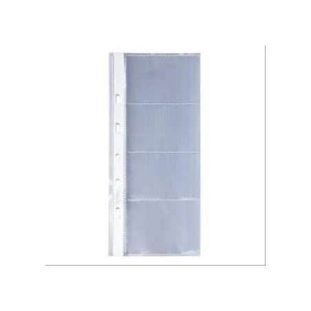Ricambi porta biglietti visita  con anelli 10pz 4 posti