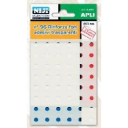 Rinforza buchi TRASP. BUSTA 96 PZ.