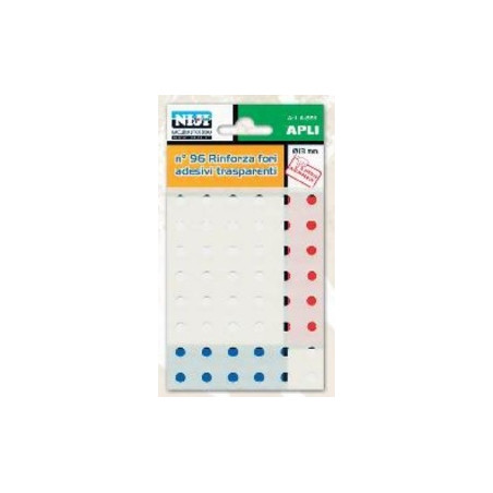 Rinforza buchi TRASP. BUSTA 96 PZ.