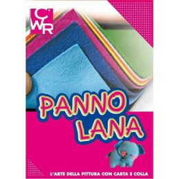 Rotolo Panno lana-pezza-lenci cm45x90 rosso