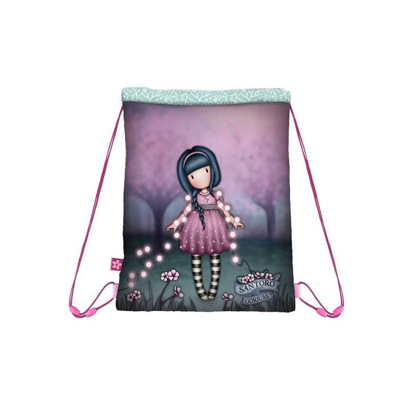 SACCA GYM drawstring bag FAIRY DUSK santoro GORJUSS