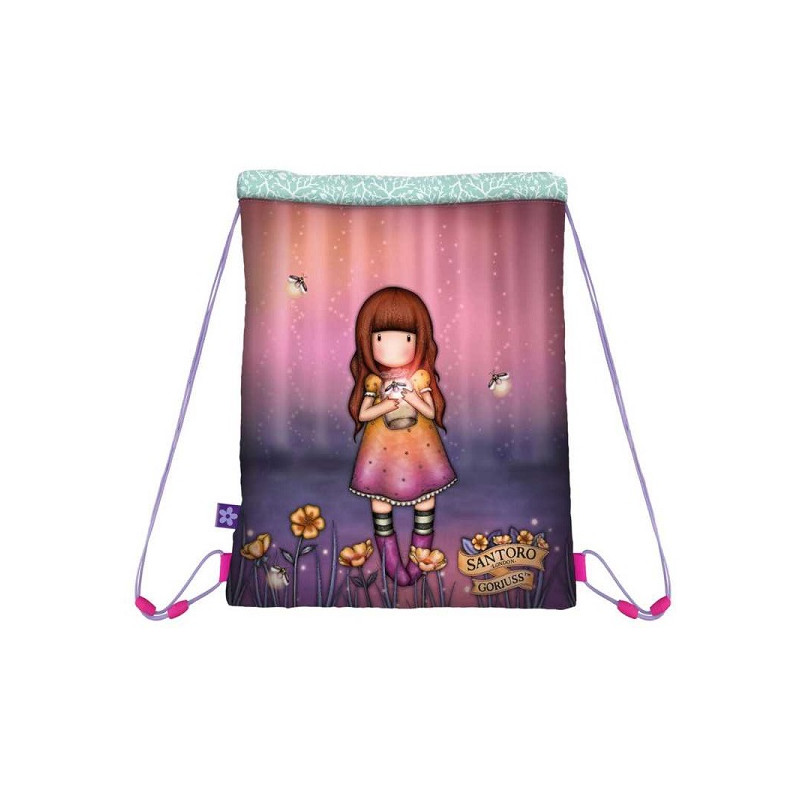 SACCA GYM drawstring bag FIREFLY DAWN santoro GORJUSS